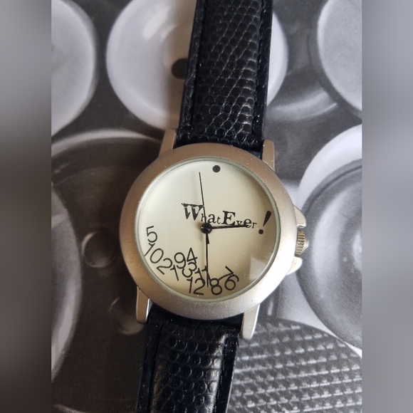 Vintage 90s Whatever! Water Resistant Stainless Steel Watch⌚ - Picture 5 of 13